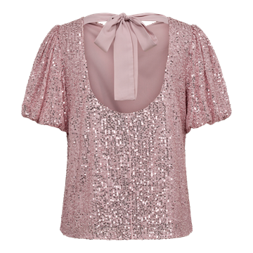 Liberté - Paige SS Blouse - Rosa Sequins